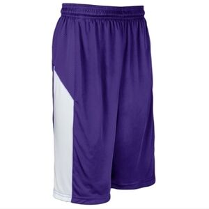 Champro Charge Basketball Purple And White Shorts Youth Large - New With Tags